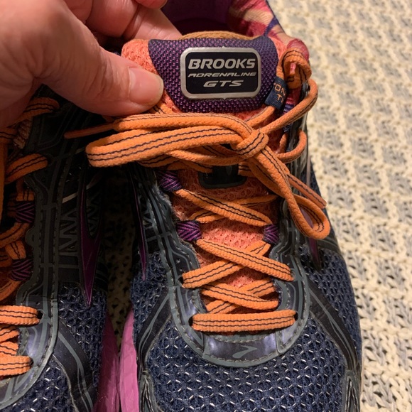 Sz 9 Brooks Adrenaline GTS 15 Blue Purple Orange - Picture 10 of 14